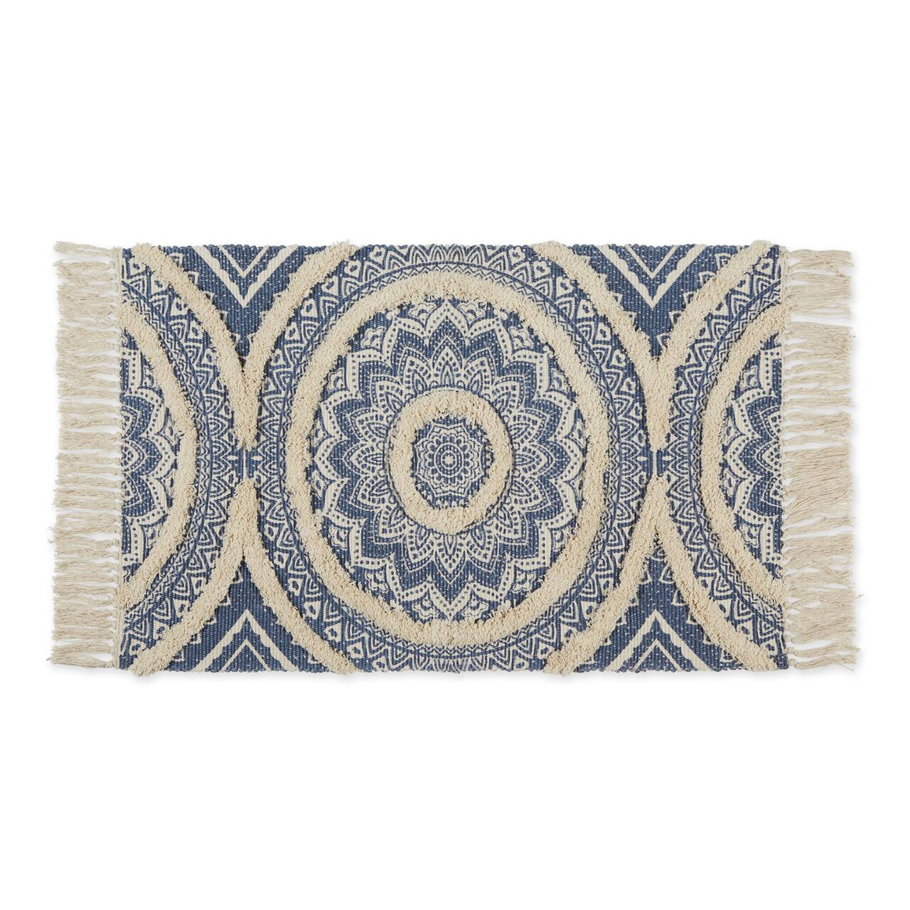 DII® Printed Natural Hand-Loomed Shag Rug, 2ft. x 3ft.